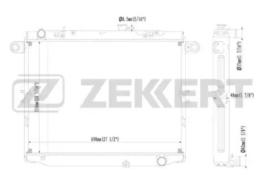 Теплообменник ZEKKERT MK-1388