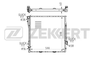 Теплообменник ZEKKERT MK-1405