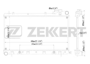 Теплообменник ZEKKERT MK-1448