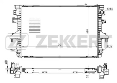 Теплообменник ZEKKERT MK-1455