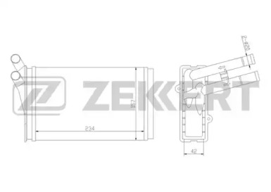 Теплообменник ZEKKERT MK-5009