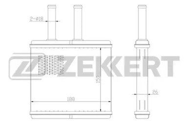 Теплообменник ZEKKERT MK-5012