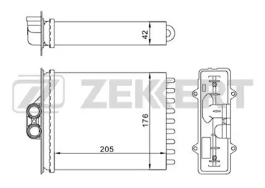 Теплообменник ZEKKERT MK-5034