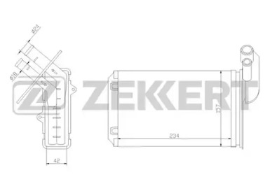 Теплообменник ZEKKERT MK-5066