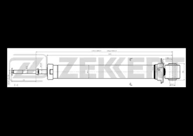 Амортизатор ZEKKERT SG-2072