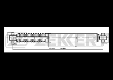 Амортизатор ZEKKERT SG-2518