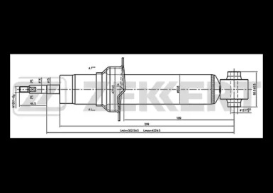 Амортизатор ZEKKERT SG-2557