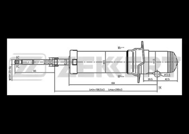 Амортизатор ZEKKERT SG-2651