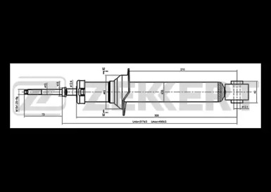 Амортизатор ZEKKERT SG-2693