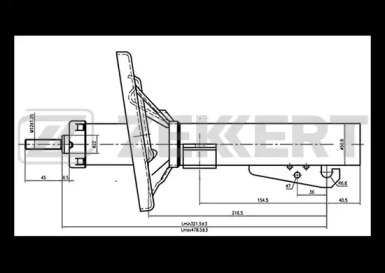 Амортизатор ZEKKERT SG-4084