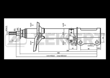 Амортизатор ZEKKERT SG-4253