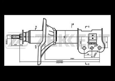 Амортизатор ZEKKERT SG-4296