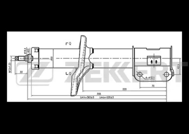 Амортизатор ZEKKERT SG-4714