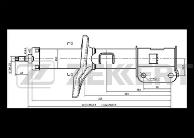 Амортизатор ZEKKERT SG-4715