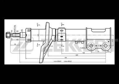 Амортизатор ZEKKERT SG-4755