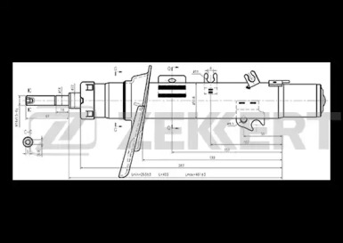 Амортизатор ZEKKERT SG-4782