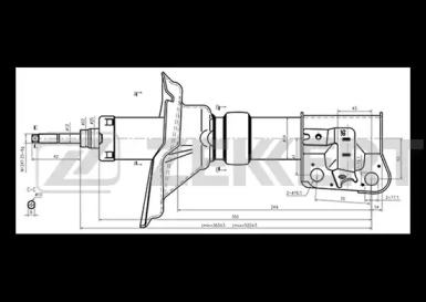 Амортизатор ZEKKERT SG-5078