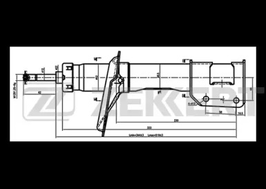 Амортизатор ZEKKERT SG-6241