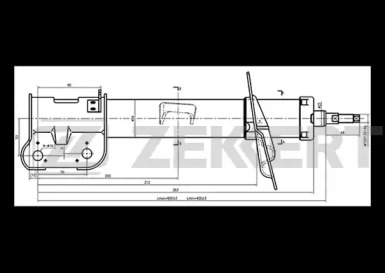 Амортизатор ZEKKERT SG-6305