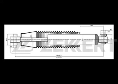 Амортизатор ZEKKERT SG-6311