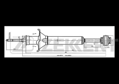 Амортизатор ZEKKERT SO-2310