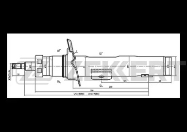 Амортизатор ZEKKERT SO-4213