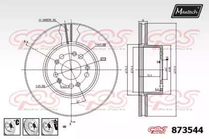 Тормозной диск MAXTECH 873544.6880