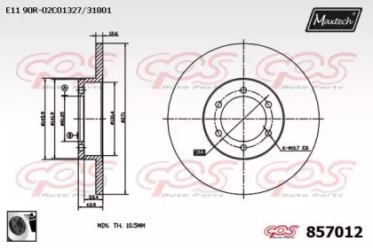 Тормозной диск MAXTECH 857012.0060