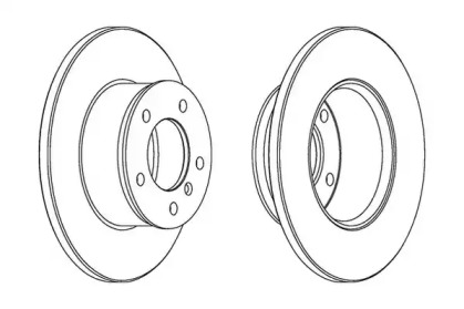 Тормозной диск JURID 561283J