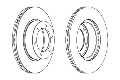 Тормозной диск JURID 561502JC