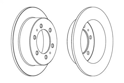 Тормозной диск JURID 562530JC