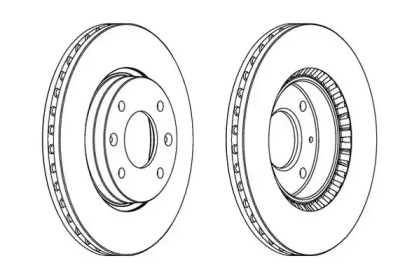 Тормозной диск JURID 562734JC