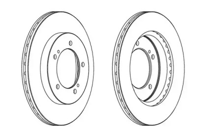 Тормозной диск JURID 562906JC