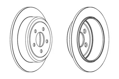 Тормозной диск JURID 562917JC