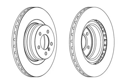 Тормозной диск JURID 563022JC-1
