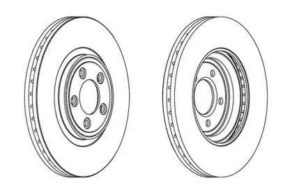 Тормозной диск JURID 563029JC-1