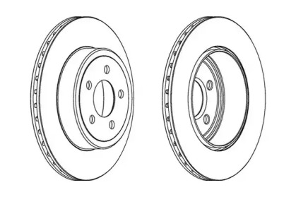 Тормозной диск JURID 563034JC-1