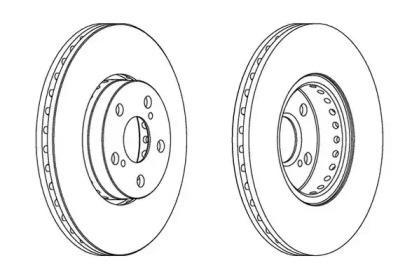 Тормозной диск JURID 563048JC