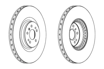 Тормозной диск JURID 563054JC-1