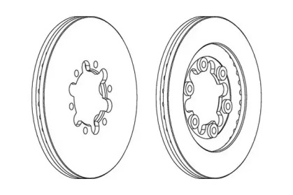 Тормозной диск JURID 563060JC