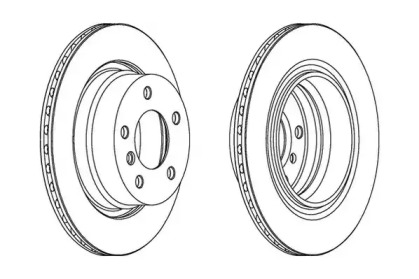 Тормозной диск JURID 563096JC