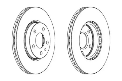 Тормозной диск JURID 563105JC