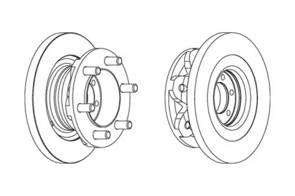 Тормозной диск JURID 567118J