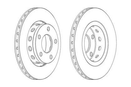 Тормозной диск JURID 562515JC