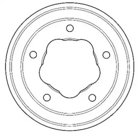 Тормозный барабан JURID 329187J
