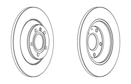 Тормозной диск JURID 562504JC