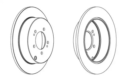 Тормозной диск JURID 562527JC