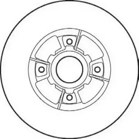 Тормозной диск JURID 561972JC