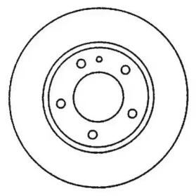 Тормозной диск JURID 562051JC