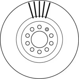 Тормозной диск JURID 562132JC